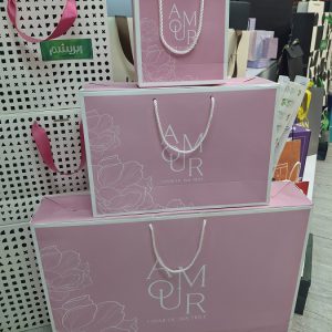 ساک دستی کاغذی کرافت آماده