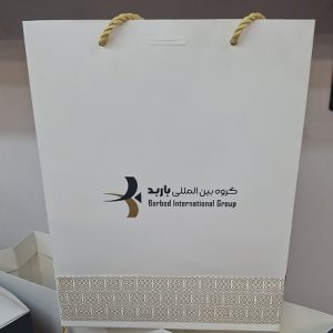 شاپینگ بگ گلاسه بند‌دار برند: PrintBag.ir